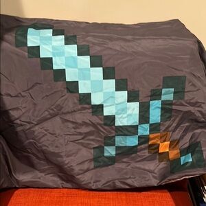 Minecraft Pixelated Sword Kids Twin Sheet set